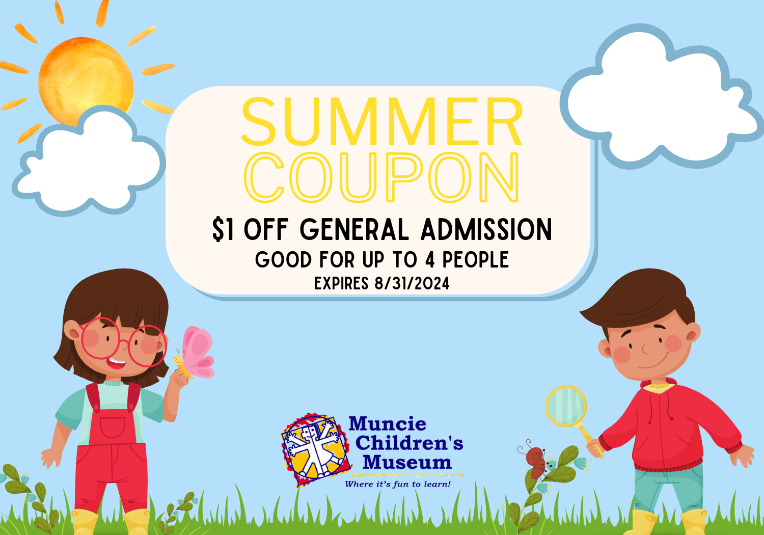 Hours &amp; Admission | Muncie Children's Museum